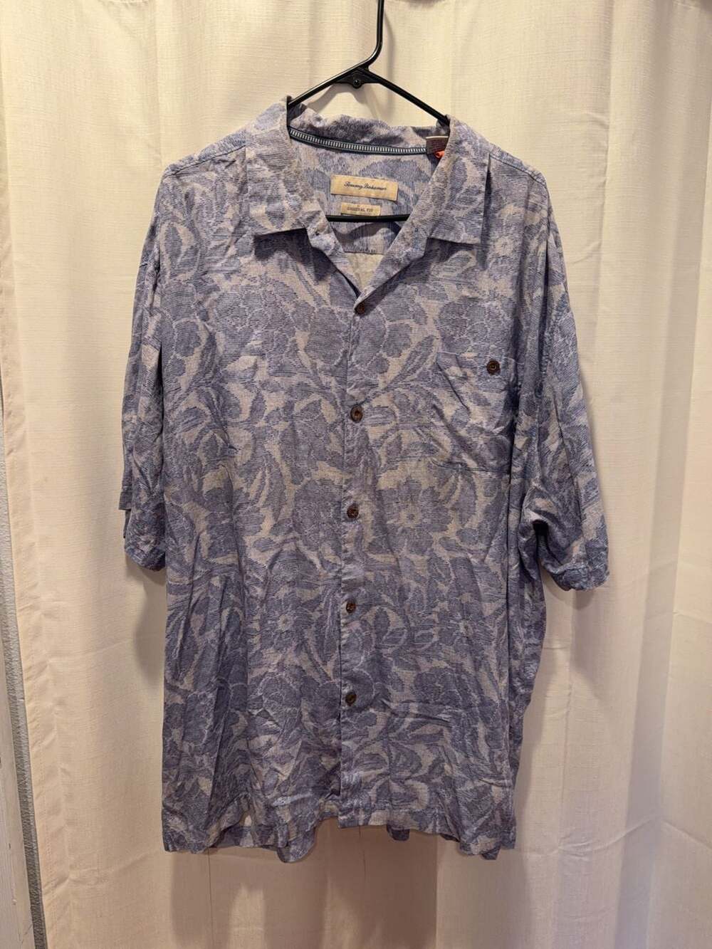 Tommy Bahama Original Fit Floral Silk Shirt 3XL